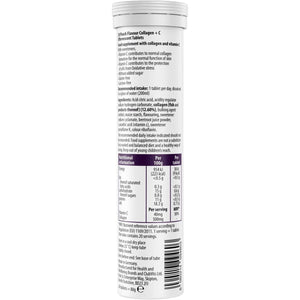 Collagen Effervescent - Marine Collagen & Vitamin C Supplement - 500Mg per Tablet (4 Tubes) Beauty & Co