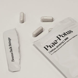 Prae Potus (Latin for before Drinking) Turmeric, Vitamin B12 and N-Acetyl Cysteine (NAC) Food Supplement | Liver Support | Scientifically Tested | Vegan | 10 Capsules