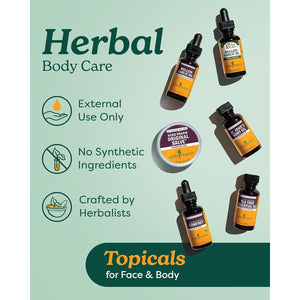 Herb Pharm Mullein Garlic Herbal Oil - Contains Calendula, Garlic, Mullein Flower, St. John'S Wort, Olive Oil, 1 Ounce