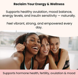 Inositol Supplement for Women (180 Capsules) 3 Month Supply | Myo-Inositol & D-Chiro 40:1 with Folic Acid & Vitamin D | PCOS, Hormone Balance, Pre Conception Fertility & Ovulation Support