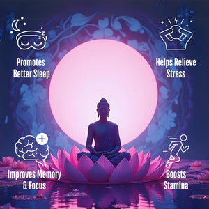 Vedic Ashwagandha-Saffron Calming Complex | 6 Calming Herbs Blend- Ashwagandha Boosted with Saffron, Chamomile, Hops, Inositol & Schisandra Berry | High Strength 2290Mg | Premium, Vegan, 60 Capsules