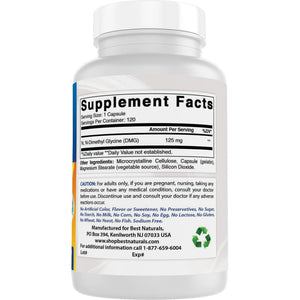 Best Naturals DMG 125 Mg 120 Capsules (120 Count (Pack of 1))