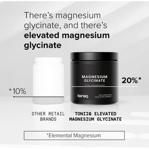 3000Mg High Strength Magnesium Glycinate Supplements - 20% Purified to Contain 600Mg of Elemental Magnesium