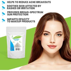 Zinc Oxide Powder - 100 Gr - Cosmetic Ingredient, High Purity Material, Non-Nano