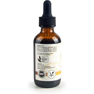 Nutroliq Lions Mane Liquid Drops - 48000Mg per Serving - Fruiting Body Extract - 30% Polysaccharides - Vegan Formula - 60-Day Supply - Lions Mane Tincture Supplement with Organic Hericium Erinaceus