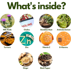 Milk Thistle 14-In-1 Liver Support Complex – 7986Mg per Serving – with Dandelion Leaf, Artichoke Extract, Choline, Turmeric, Vitamins & Minerals – 80% Silymarin – 60 Vegan Capsules (Not Tablets) – UK