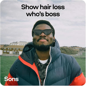 Sons Hair Growth Supplement - Multi-Vitamin Supplement & Minerals with Anagain, Marine Collagen & Biotin - Natural Ingredients to Promote Healthier Hair, 1 Month (60 Capsules). Made in Europe