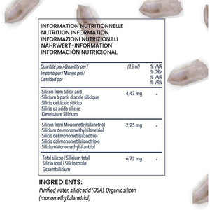 Orgono Living Silica Collagen Booster Liquid | Vegan Liquid Silica Supplement Collagen Booster | Collagen Supplement for Joints and Bones. | 67-Day Treatment. 1 Litre - 1000 Ml.