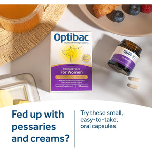 Optibac Probiotics for Women – Vaginal Probiotics – Specialist Supplement with a Scientifically Proven Formula for Vagina Flora – 30 Capsules