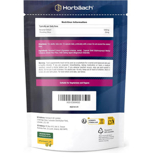 Silica Supplement 500Mg | High Strength Silica from Horsetail Extract | 120 Powder Capsules | Vegan | 4 Month Supply | by Horbaach