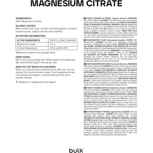 Bulk Magnesium Citrate Powder, Reduces Tiredness and Fatigue, 100 G