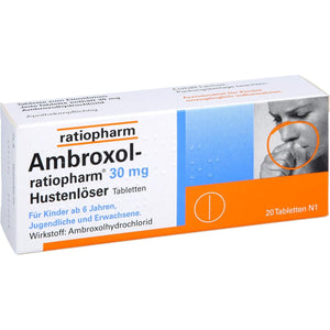 Ambroxol-Ratiopharm 30 Mg Hustenlöser Tabletten, 20 Pcs. Tablets