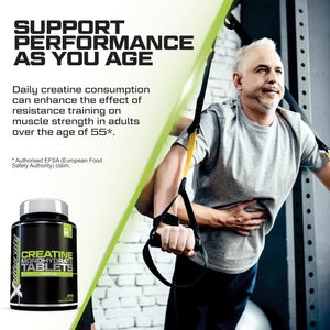 Creatine Monohydrate Tablets 3000Mg - 270 Vegan Tablets - 3 Month Supply - Pre Workout Energy Supplement for Men & Women - Powder & Capsules Alternative - Made in the UK - Xellerate Nutrition