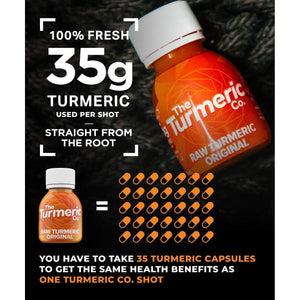 Turmeric, Ginger, Beetroot Shots - the Turmeric Co 7 Pack of Mixed Shots of Healthy, Vegan Shot Drinks, High Strength, Immune Support Made from Fresh Cold Pressed Turmeric and Ginger, Made in the UK