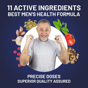 Advanced Prostwell plus 60 Vegan Capsules Added Beta Sitosterol, Pumpkin Seed, Nettle Root, Lycopene and 7 Other Ingredients - Prostate Supplements for Men - Men Health Supplements by Prowise