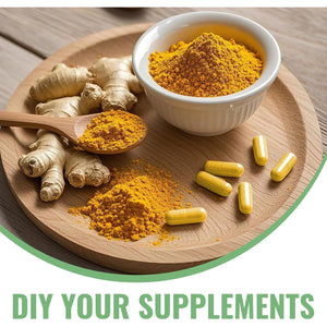 Atnreuro Size 5 Empty Gelatin Capsules 100 Count Very Tiny Empty Pill Capsules for Powders