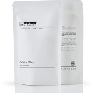 Caffeine 100Mg Tablets | Supplements for Weight Loss and Pre-Workout Energy | Oxford Vitality (120)