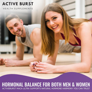 Macaroot Ultra – Maca Root Capsules 8000Mg | Peruvian Ginseng 10:1 Extract | 1.6Mg Macamides | Energy, Mood & Hormone Support | Vegan, UK Produced, Lab Tested | 90 Capsules | Activeburst Nutrition