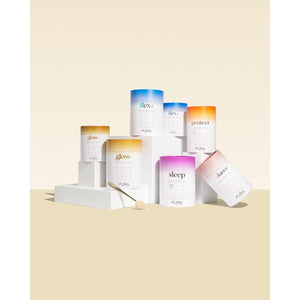 Pura Collagen Powdered Supplement Glow+, 10,000Mg Hydrolysed Peptides, Hyaluronic Acid, Vitamins & Minerals, 28 Servings, 284 G