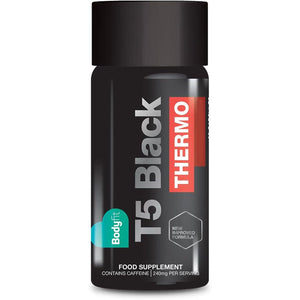 Bodyfit T5 Black Thermo - T5 Thermogenic Pills - Workout Boosting Weight Management Formula - 60 Capsules