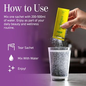 Applied Nutrition - Coleen Rooney - Marine Collagen - Anti-Aging Formula - Best Skin Rejuvenation - Best Joint Support - Radiant Complexion - (14 Sachets - 12.5G Each) (Strawberry)