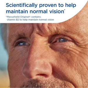 Macushield Original plus Capsules - 90-Day Pack, Eye Health Supplement* with Lutein Zeaxanthin and Meso-Zeaxanthin + Vitamin B2 (Riboflavin) Which Helps Support Normal Vision, 90 Count (Pack of 1)