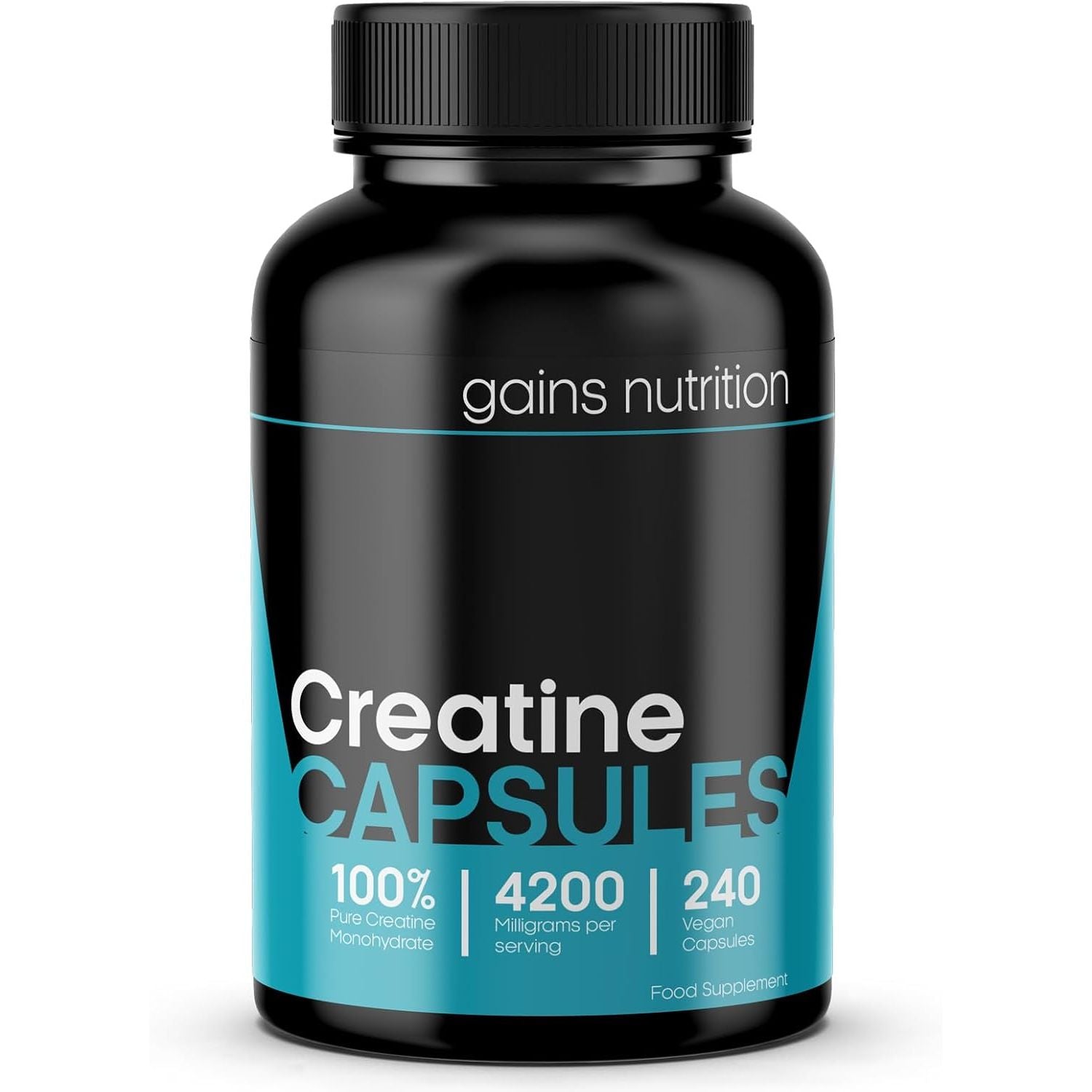GN Creatine Capsules | 240 Creatine Monohydrate Capsules for Men & Women | High Strength 4200Mg Creatine-Monohydrate per Serving | Non-Gmo, Gluten & Filler Free