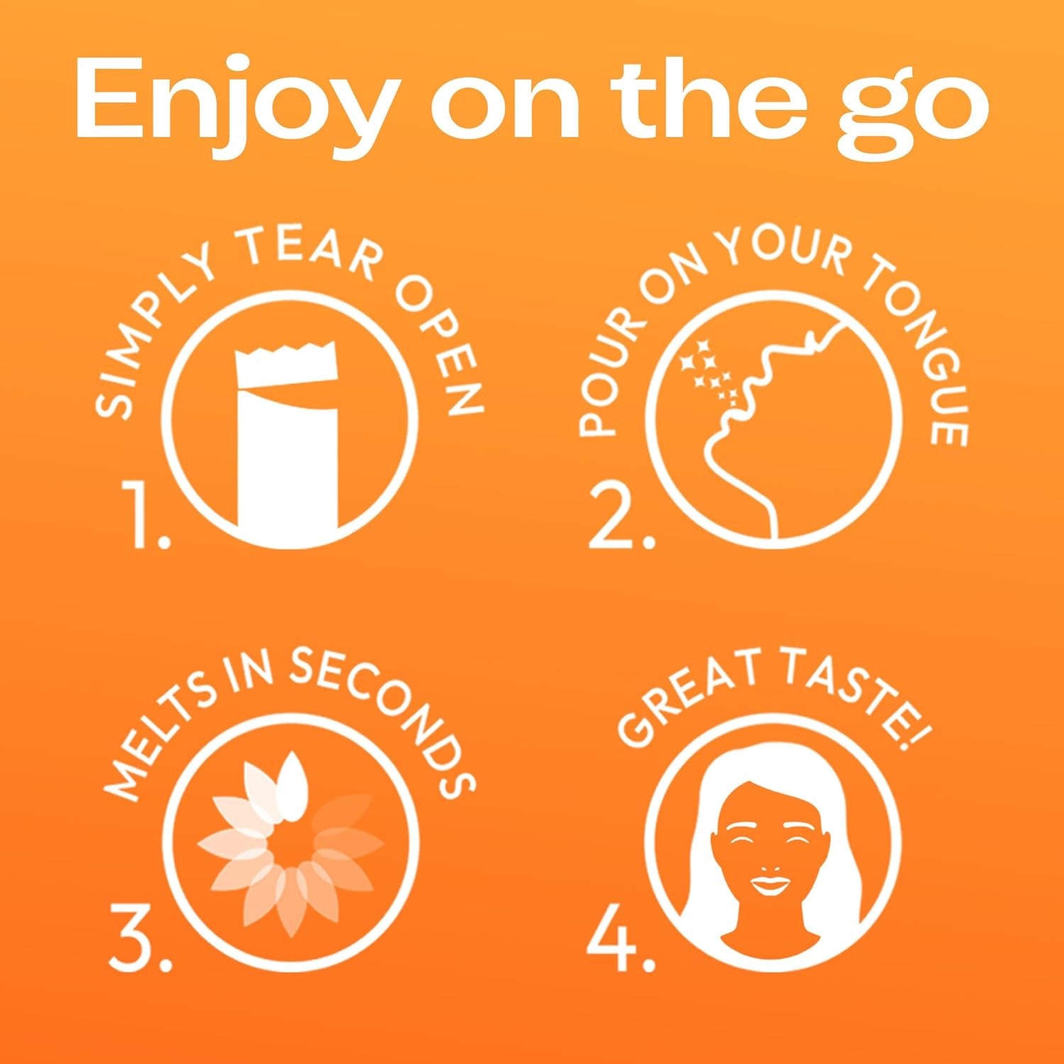 Bio-Kult Everyday Fast Dissolves Powder for Gut Health | 3B CFU + Vitamins C & D | Daily Digestive Support | Peach Flavour | 30 Sachets