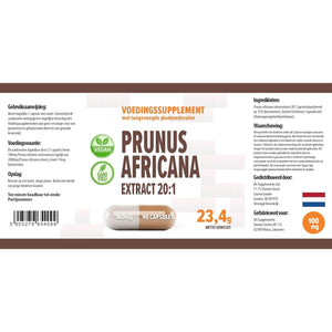 Hepatica Pygeum Africanum – 2000Mg Equivalent (100Mg 20:1 Extract) | 90 Vegan Capsules | 13% Phytosterols | High-Strength Prostate & Urinary Health Support | 3Rd Party Lab Tested
