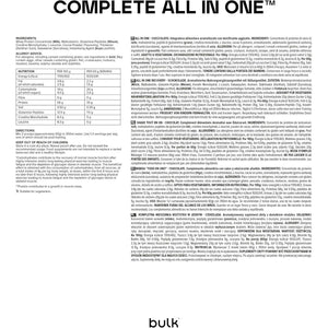 Bulk All in One Recovery, Protein Shake, Chocolate, 1 Kg