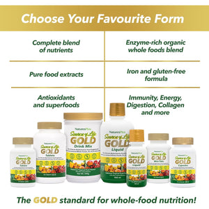 Naturesplus Source of Life Gold Liquid 236Ml - High Potency Food Based Multivitamin and Mineral - Energy and Immune Support - Vegetarian, Gluten Free