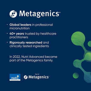 Metagenics Calcium D-Glucarate - Energy-Yielding Metabolsim & Gut Health - 90 Capsules