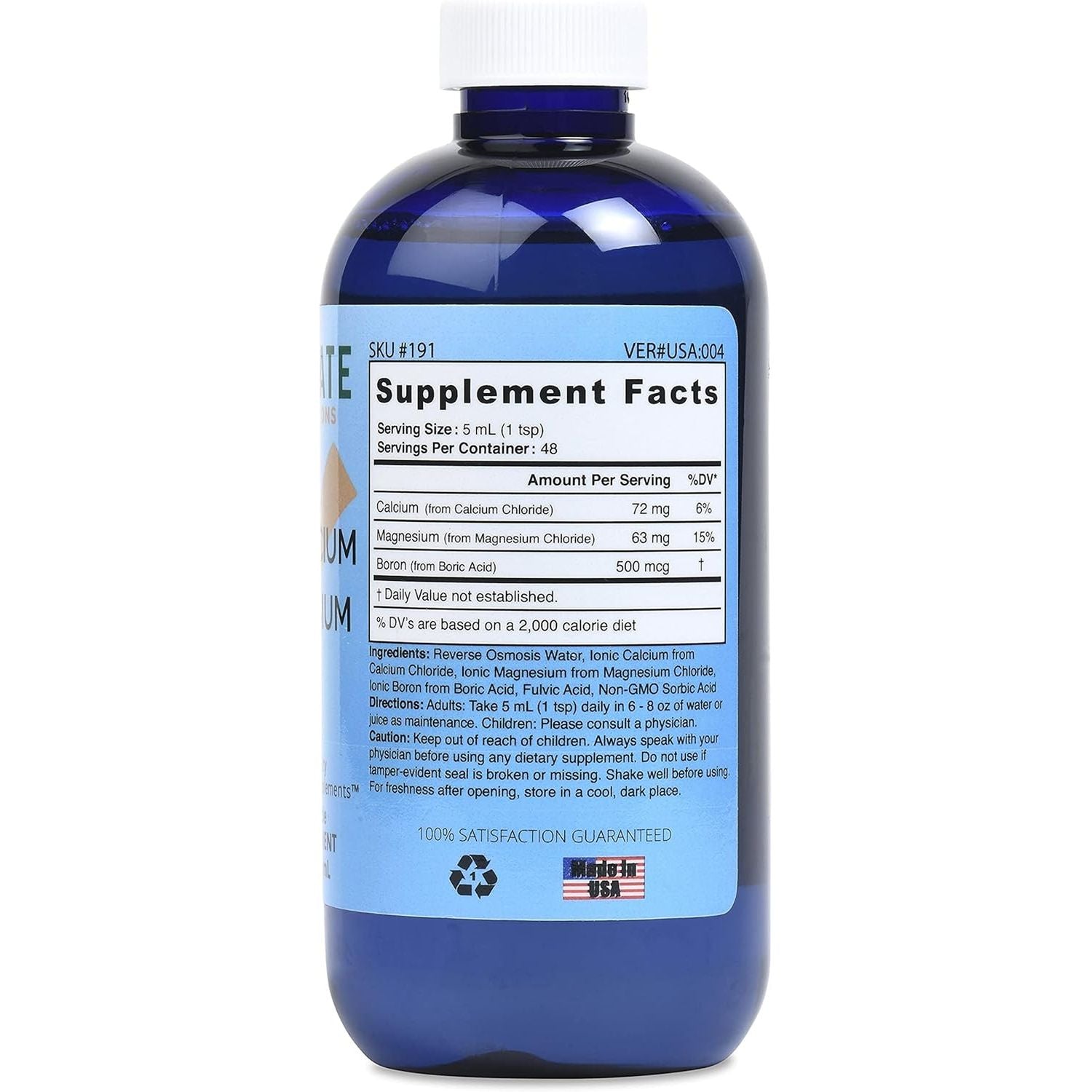 Good State | Ionic Calcium & Magnesium | Natural | Nano Sized Mineral Technology | Professional Grade | Supports Healthy Absorption of Minerals Levels | 48 Servings | 8 Fl Oz Bottle