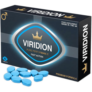VIRIDION for Men – Extra Strong, Fast-Acting Energy and Stamina Pills – for Enhanced Performance with Herbal Extracts – Made in the UK