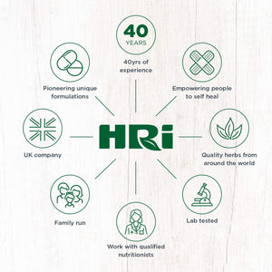 HRI Milk Thistle 30 Tablets - to Relieve Symptoms Associated with over Indulgence of Food and Drink Such as Indigestion and Upset Stomach. 300 Mg of Milk Thistle Extract. 1 Pack