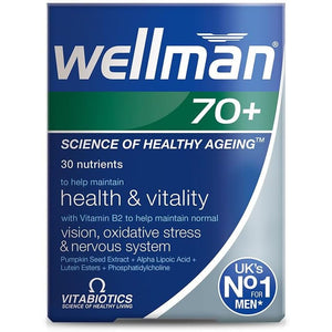 Vitabiotics Wellman Multivitamin Tablets for Men over 50 Years, Wellman