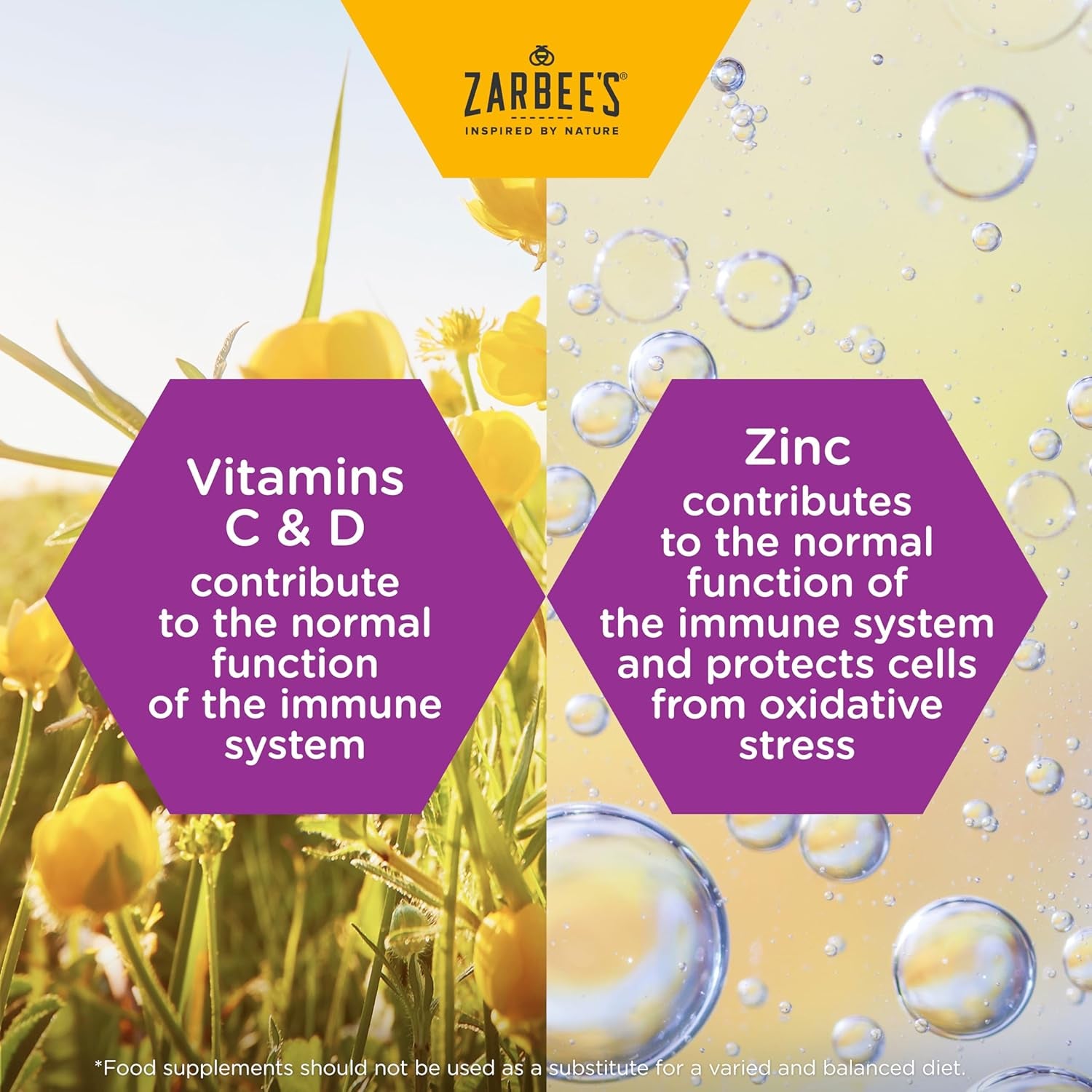 Zarbee’S Adult Immune Support, 120 Ml, to Support the Immune System* Daily, Honey-Based, No Artificial Colours or Flavours, Multivitamin