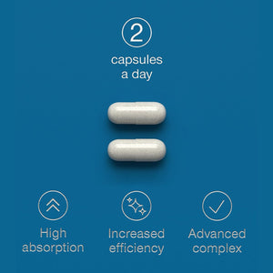 Magnesium Glycinate Supplement - 1500Mg Magnesium Bisglycinate Capsules with Zinc & Vitamin B6-120 Tablets High Strength Complex - 300Mg Chelated Supplement with Zinc - Advanced Absorption - UK Made