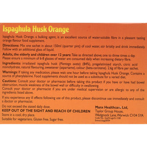Ispaghula Husk Orange Drink Sachets, Pack of 30