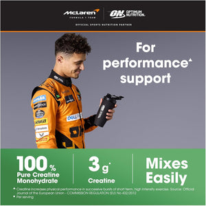 Optimum Nutrition Micronised Creatine Powder, 100% Pure Creatine Monohydrate Powder for Performance and Muscle Power, Unflavoured Shake, 186 Servings, 634 G