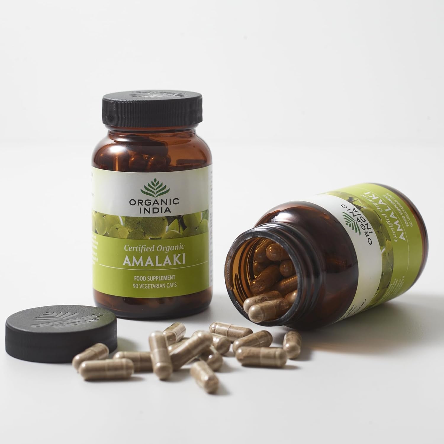 Organic India Amalaki, Certified Organic & Vegan, 90 Capsules