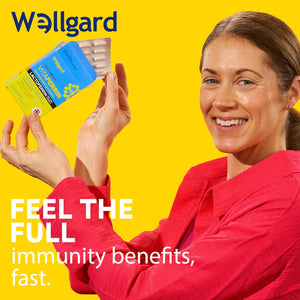 Wellgard Vitaferrin – Triple Action Immune Supplement Colostrum Lactoferrin, Zinc & Vitamin C, Immunity Supplement, 30 Capsules