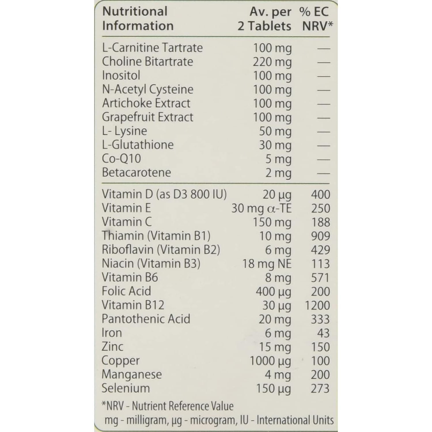 Liverel Liver Health Support Tablets Supplement, Vitabiotics