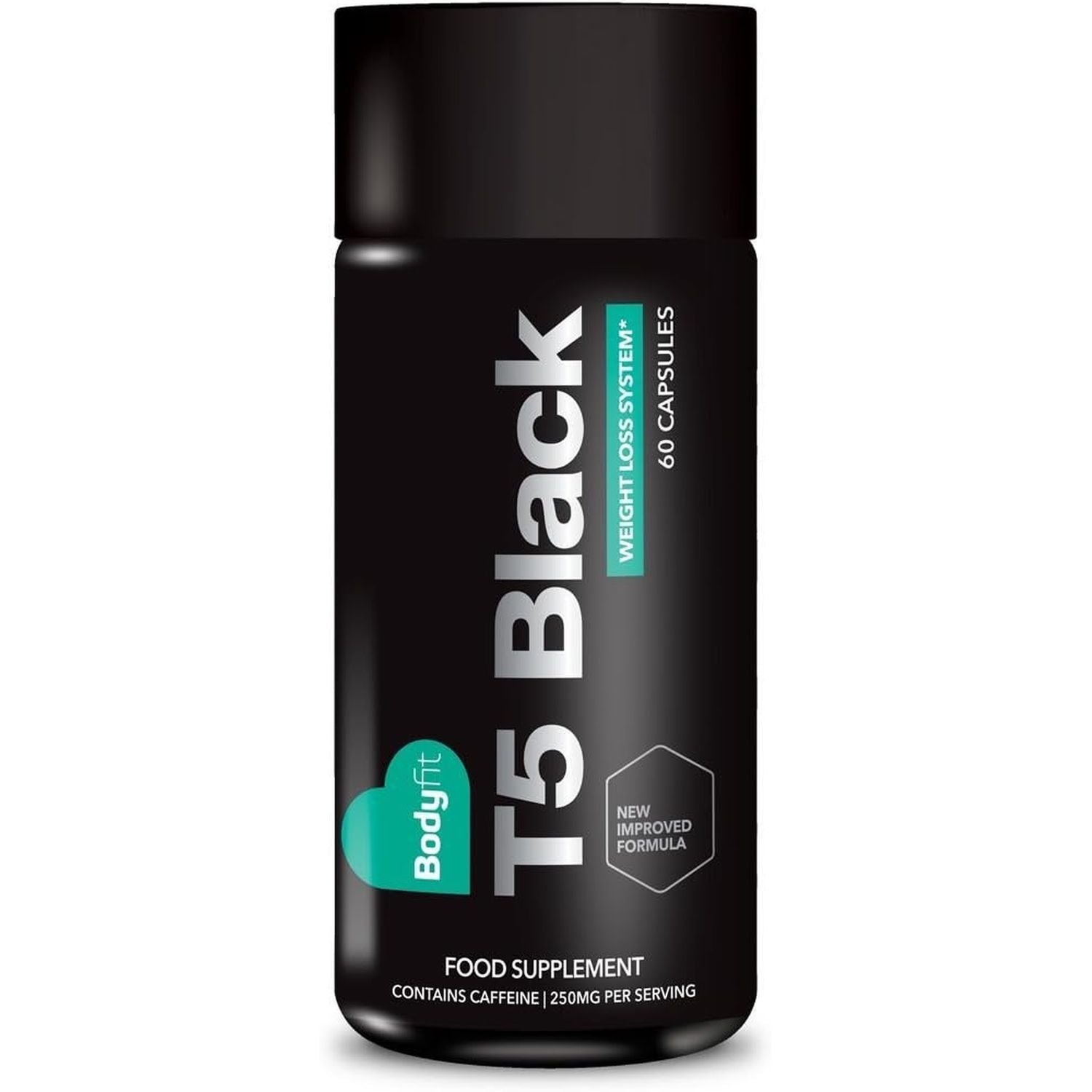 Bodyfit T5 Fat Burner: Diet Pills That Work Fast for Women and Men - Healthy Weight Management - 60 Capsules