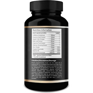 Powerful Fat Burner - Diet Pills for Weight Loss -100% Natural Multi Ingredient Complex - Ultimate Complex - Keto Fat Burner for Men and Women – Energy Boost - Appetite Suprresant - (1 Month)