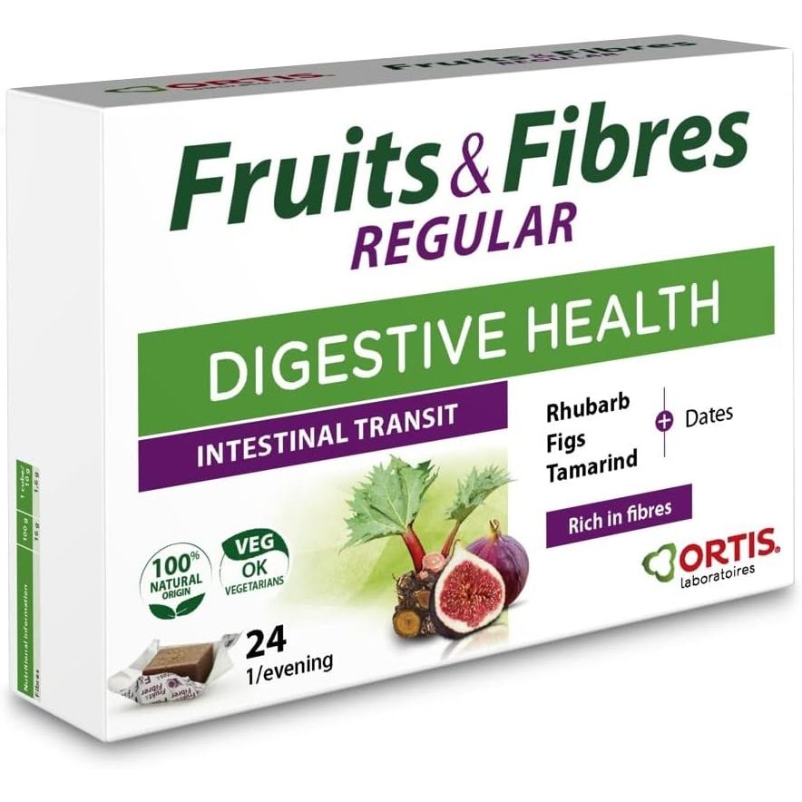 4 X ORTISAN FRUITS & FIBRE CUBES 24 in a BOX ORTIS