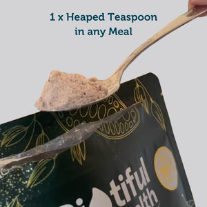 Gut Health, Super Food, Meal Booster, 34 Billion Probiotics, Prebiotic Fibre, Source of Vitamins D3 B5 B12, Greens Powder Alternative, Vegan Friendly, Gluten Free, Coconut & Turmeric, 30 Servings