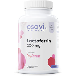 Osavi Lactoferrin 200 Mg – 60 Capsules | Supports Iron Transport and Immune Function | Proferrin® Lactoferrin from Cow'S Milk for Enhanced Bioavailability