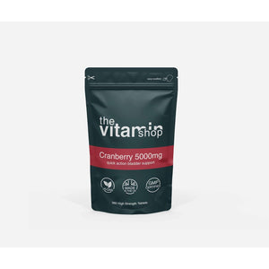 Cranberry 5000Mg High Strength Tablets | 365 Tablets One Year Supply | for Bladder Control | Grip Sealed Pouch | Same Day Fast Secure Dispatch