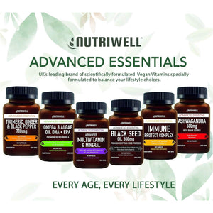 Black Seed Oil Softgel 120 Vegetarian Capsules 500Mg - Non GMO - Cold Pressed Nigella Sativa Producing Egyptian Black Cumin Seed Oil, Vegan & Vegetarian – Made by Nutri Well in UK